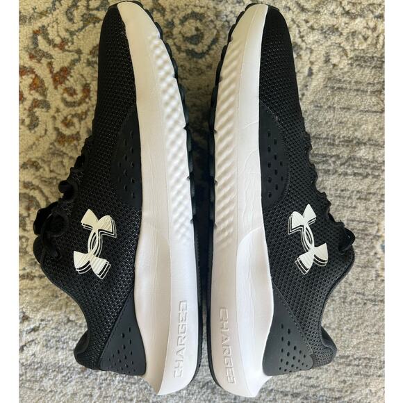 Men's Under Armour Surge 4 Running Shoes Size 10.5 Black / Anthracite / White - Picture 5 of 10